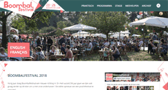 Desktop Screenshot of boombalfestival.be