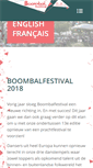 Mobile Screenshot of boombalfestival.be