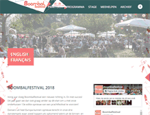 Tablet Screenshot of boombalfestival.be